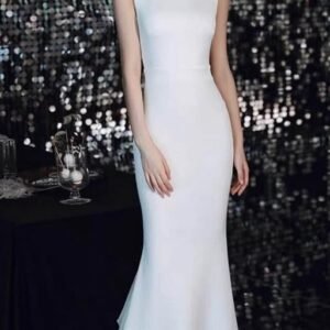 Elegant White Dressfor Rent